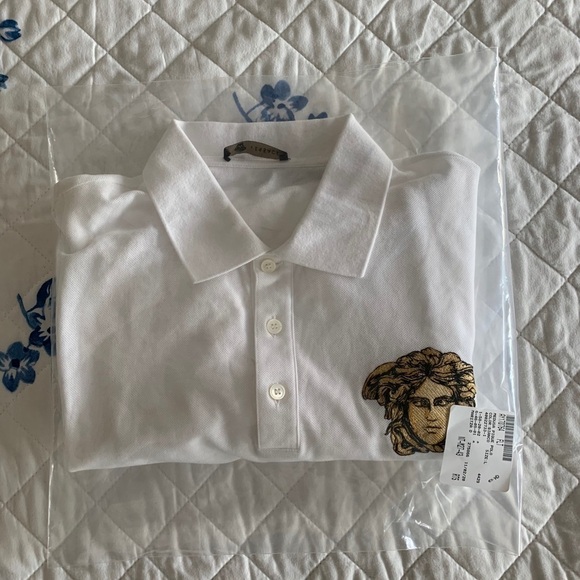 Versace Medusa Pique Polo: NWOT - Picture 12 of 12